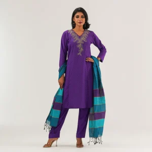 Multi yarn Khadi