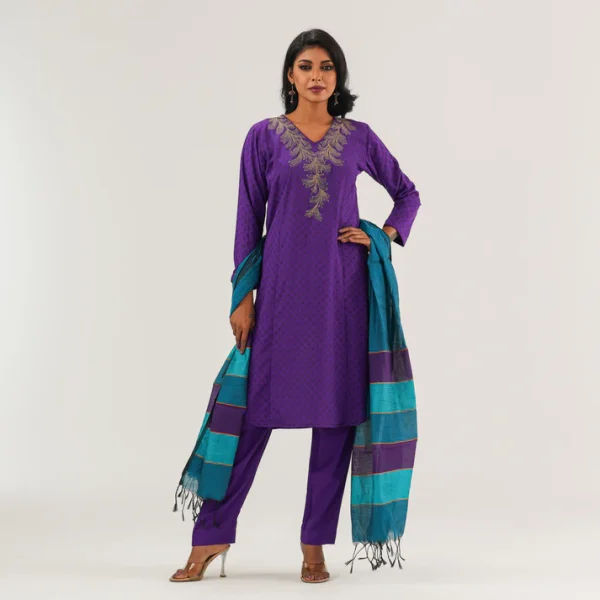 Multi yarn Khadi